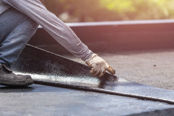 Professional Basement Waterproofing technician working in Franklin, PA